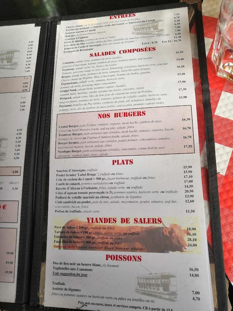 Au Tramway - Menu Image 3